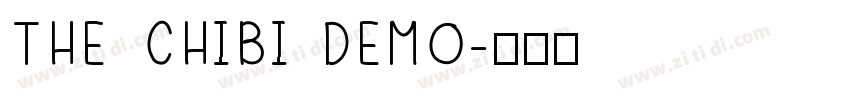 THE CHIBI DEMO字体转换
